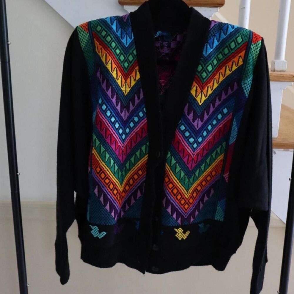 Colorful Handmade Cardigan